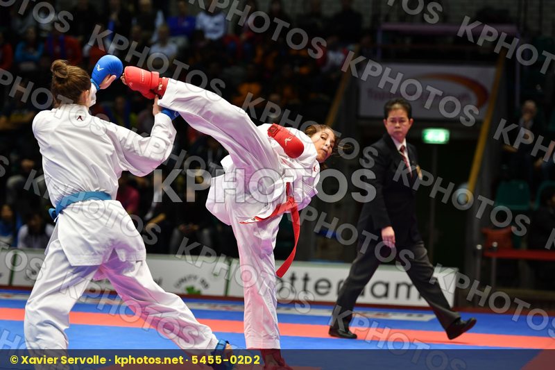 Female kumite -61 kg Grande Alexandra Peru Prekovic Jovana Serbi