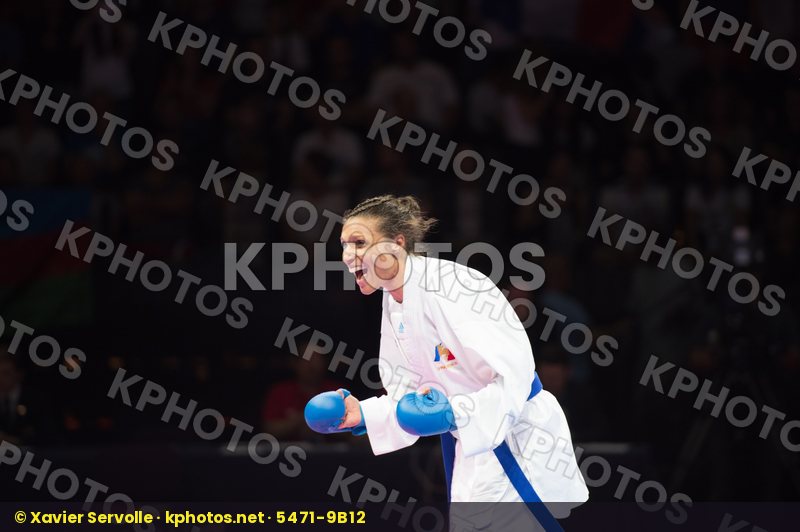 68+ Kg Female final Finland Florentin Anne Laure france kumite K