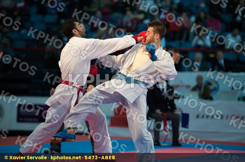-84 kg Aktas Ugur bronze match Greece kumite male top Turkey Tza