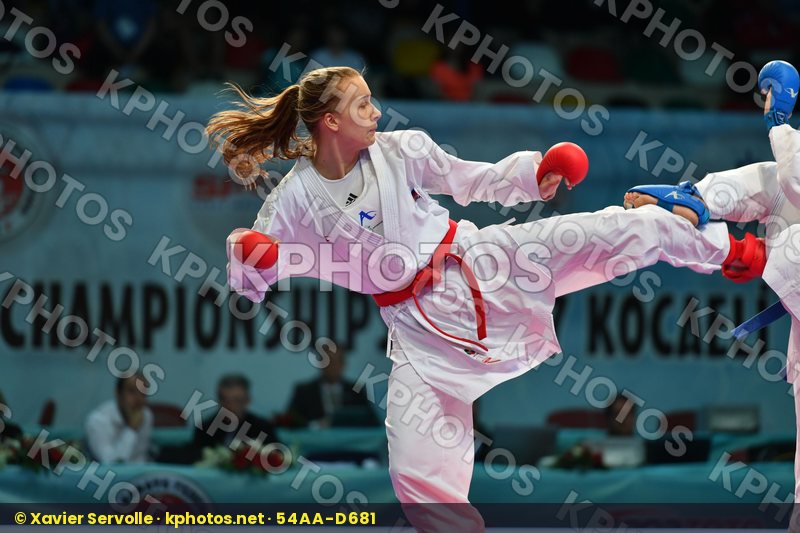 Female kumite 68+ kg Russian federation Slovakia Tatarova Domini