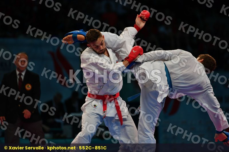 Harspataki Gabor Hungary Lieskovsky Matus Male kumite -75 kg Slo
