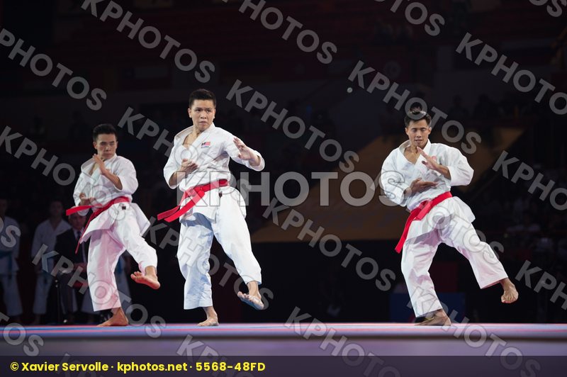 Dubai final kata Malaysia Male team