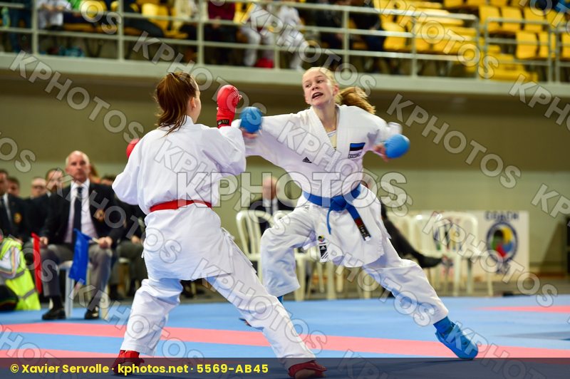 -48 Kg Estonia Female Germany Hayashi Junior Kumite Schimpf Alin