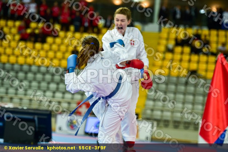 +54 Kg Budo Nord Cadet chyprus Denmark Durmis Dina Female Kumite