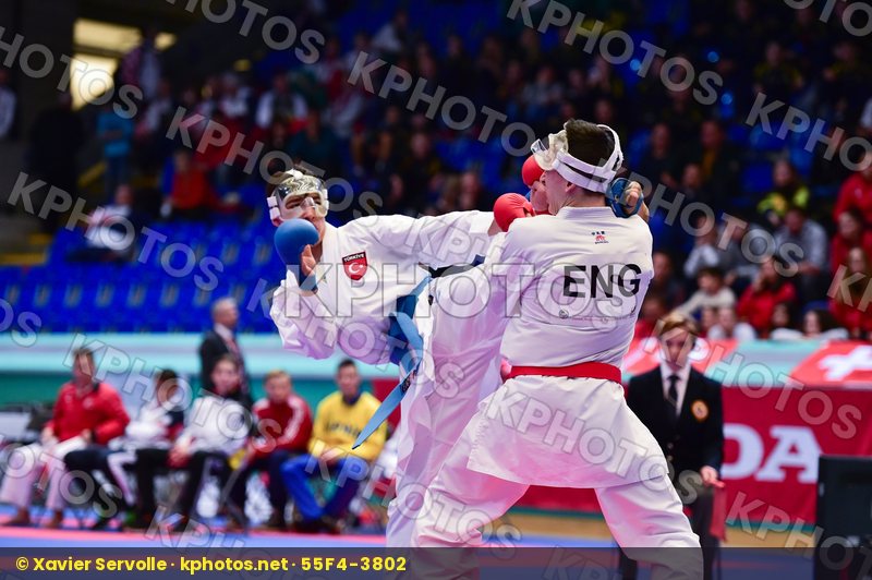 -63kg Arawaza cadet England finals Gok Samed kumite male shureid