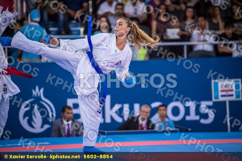 -55 kg Croatia finals France Kovacevic Jelena kumite Thouy Emili