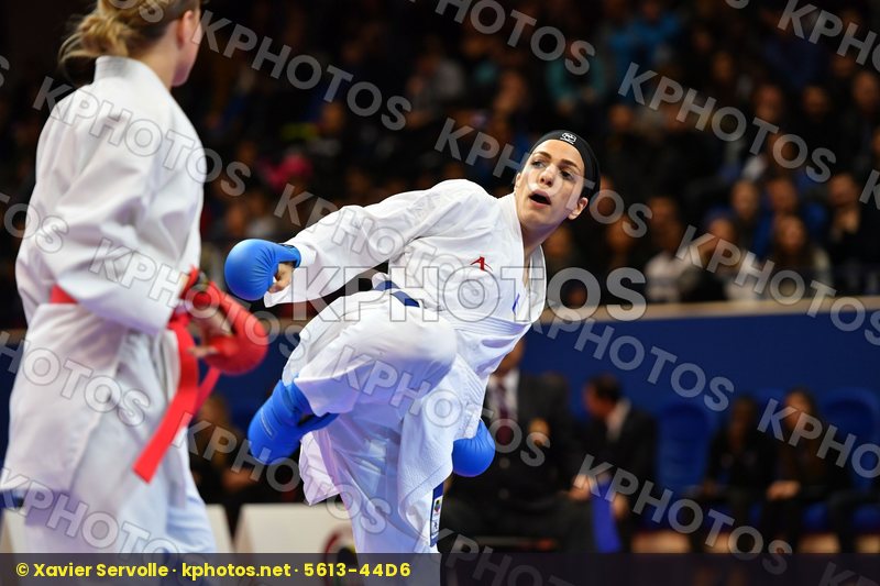Connell Amy Female kumite -55 kg Iran  islamic republic of Khaks