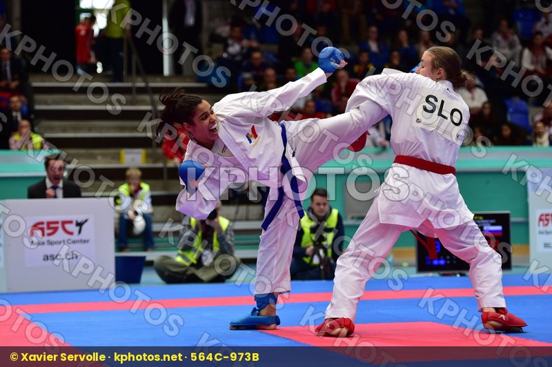 -61 Kg Florjancic Kati france Heurtault Leila kumite Slovenia U2