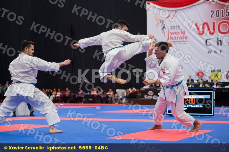 cadet Junior Kata male team Turkey