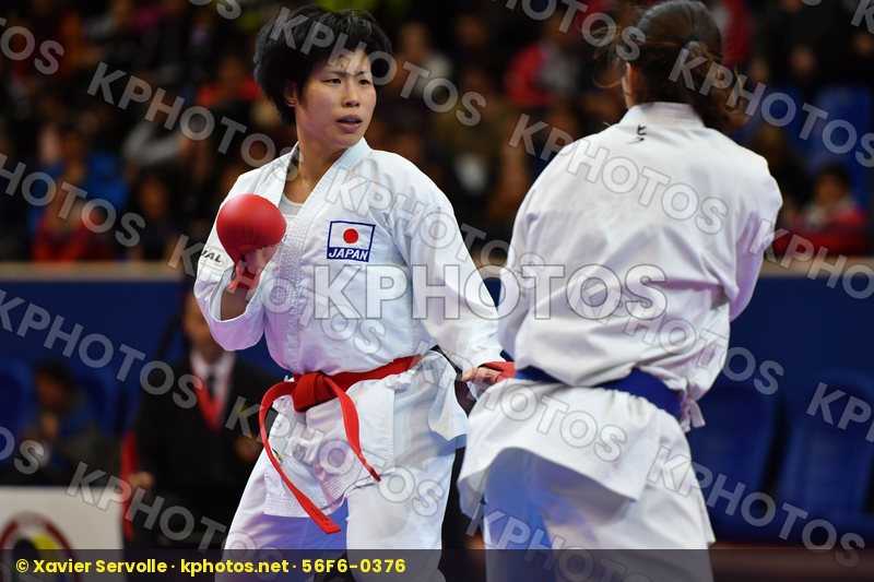 Female kumite -68 kg Japan Quirici Elena Someya Kayo Switzerland