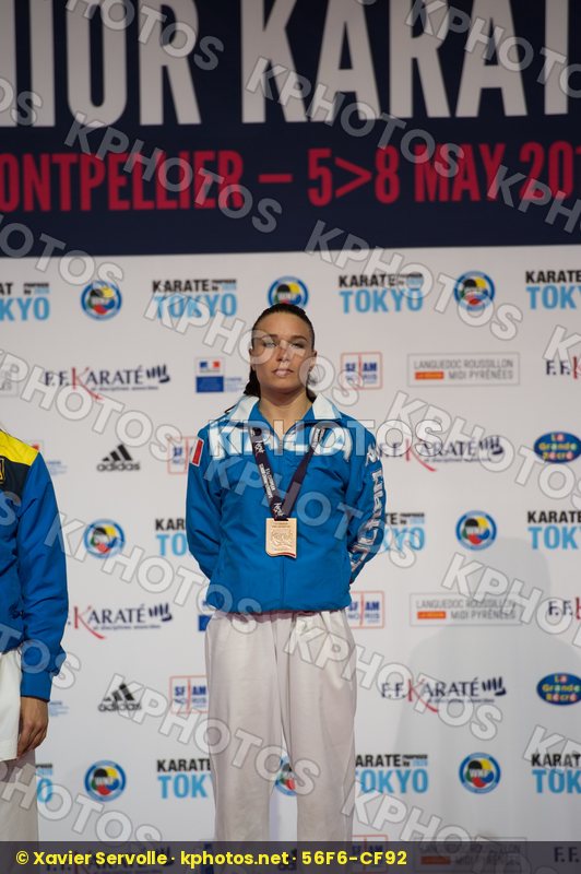 Cardin Sara italy podium