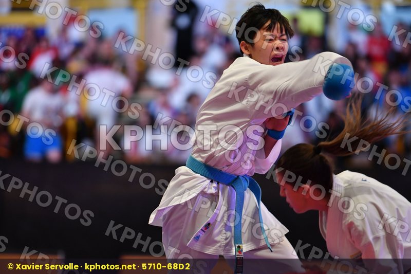 Chinese taipei Female kumite -50 kg Ku Tsui-ping Milivojcevic Je
