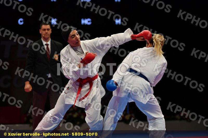 Egypt Female kumite -68 kg France Mohamed Nada Zaretska Iryna