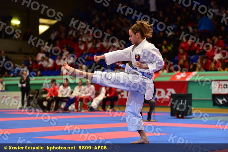 Brazdova Ema cadet female finals kata Kaze Slovakia