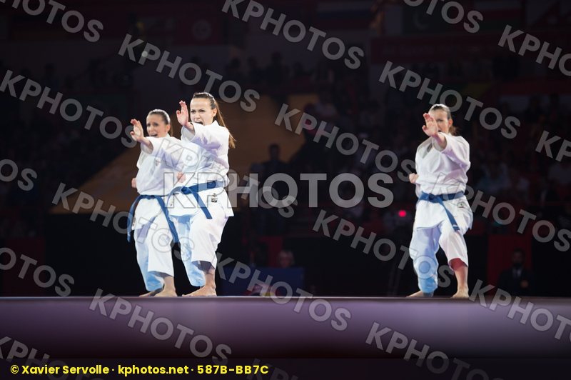 Dubai Female final Italy kata team