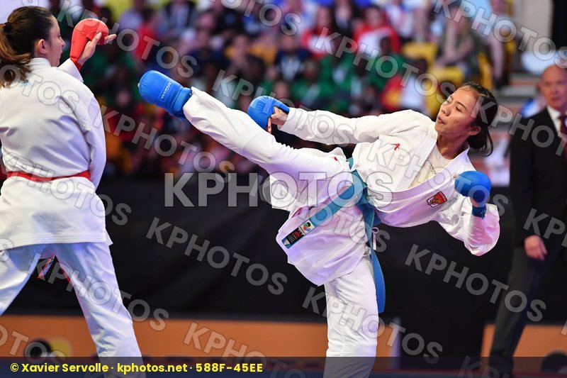 Bas Sevil Female kumite -50 kg < LRBarcodes Indonesia Sari Sruni