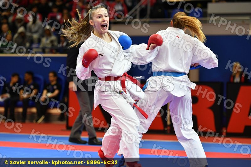 Campbell Kathryn Canada Female kumite -55 kg Hungary Molnar Reka