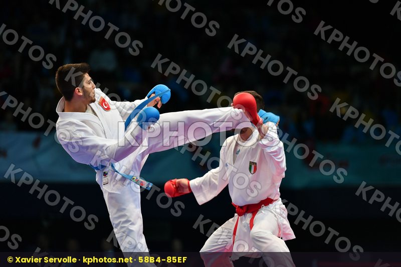 Crescenzo Angelo Italy Male kumite -60 kg Samdan Eray Turkey