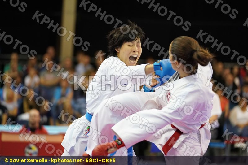 Female Kumite -68kg Japan Quirici Elena Someya Kayo Switzerland