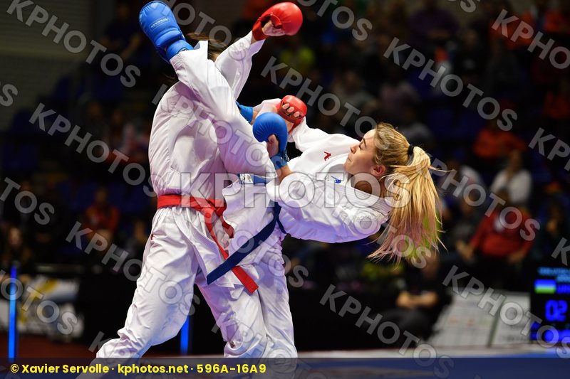 Croatia Female kumite -55 kg Hasani Alesandra Terluyga Anzhelika