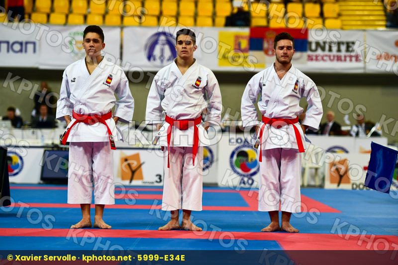 Cadets et Juniors DaeDo Kata Male Spain team