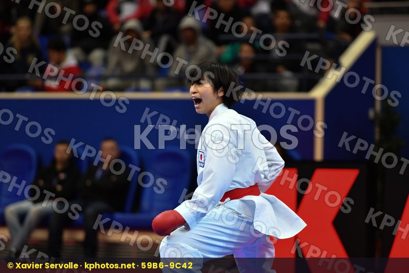 Female kumite -61 kg France Ignace Lucie Japan Someya Mayumi