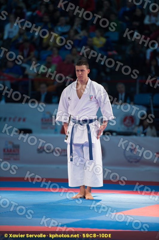 bronze match Busato Mattia Italy kata