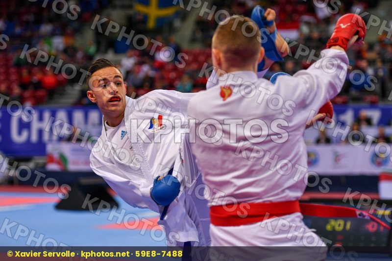 Dacosta Steven France Ryaboshapko Kyrylo U21 kumite male -67 kg