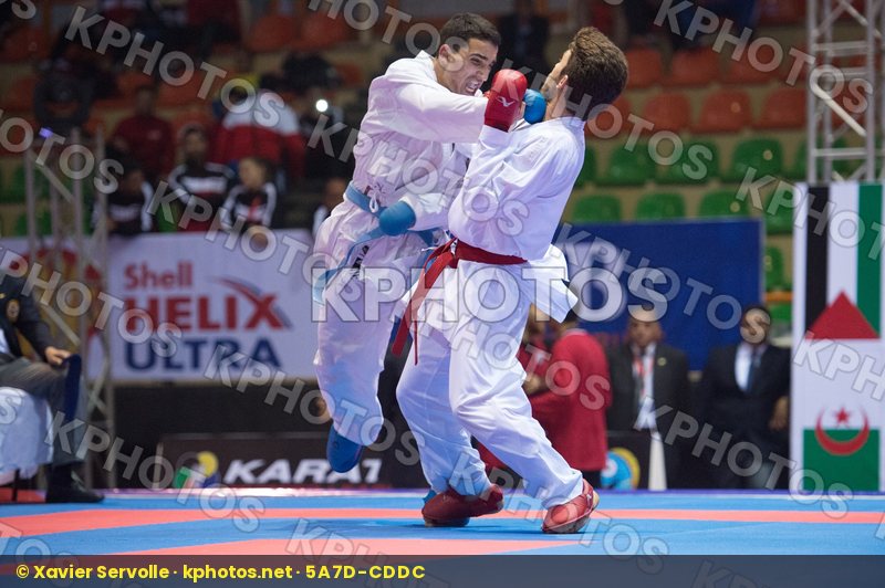 -67 kg Alnajjar Bashar Boujdi Abdelilah final Jordan kumite Moro