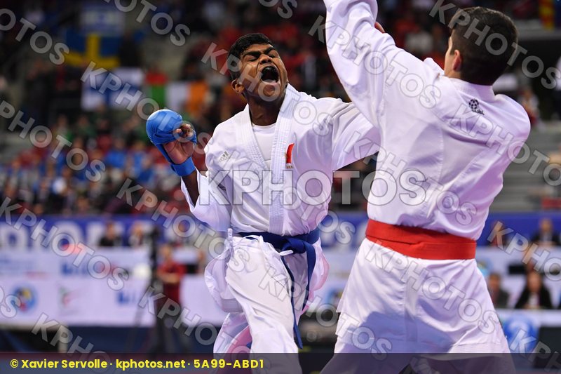France Greece Junior kumite male -61 kg Kanagasingam Kajith Xeno