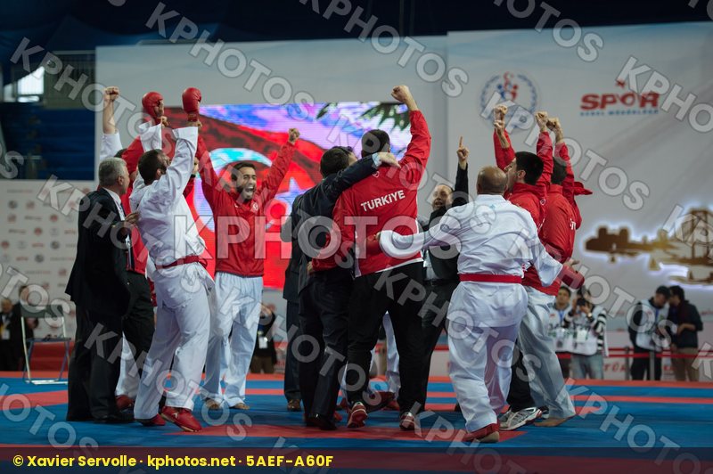 finals kumite male team top Turkey