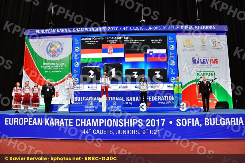 Czagany Dora Durmis Dina Germany Hungary Junior kumite female 59