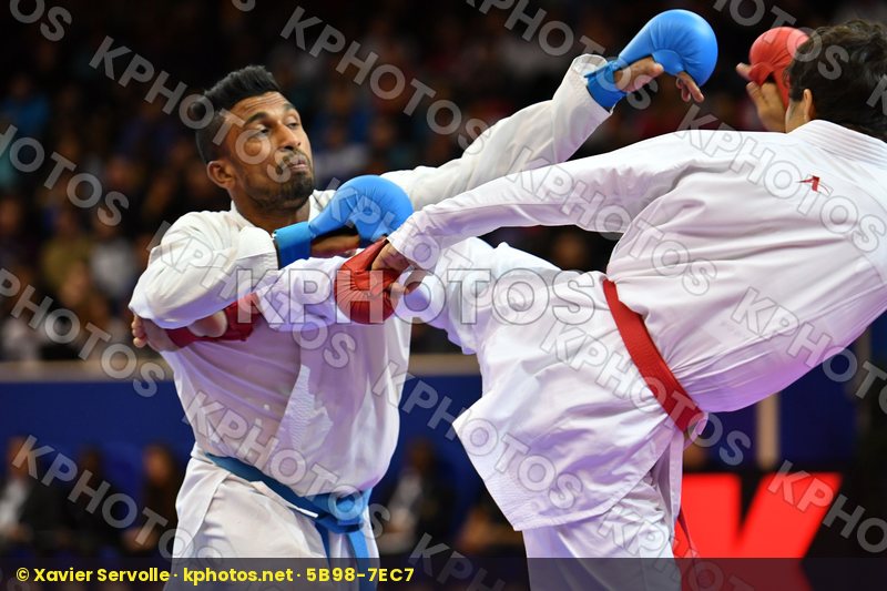 Malaysia Male kumite -60 kg Saymatov Sadriddin Selvarajoo Senthi