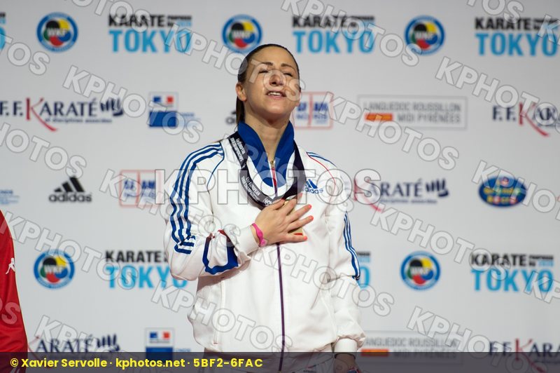-50 Kg Female france kumite podium Recchia Alexandra