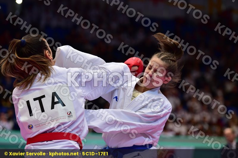 -55kg Arawaza Finashkina Valeria italy kumite Riccardi Federica