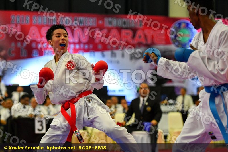 Chau Ka Him Hong Kong Junior Kumite Male -55 Kg Malaysia Shanmug