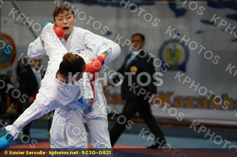 female kumite 68+ kg Japan Thi hong anh Nguyen Uekusa Ayumi Viet