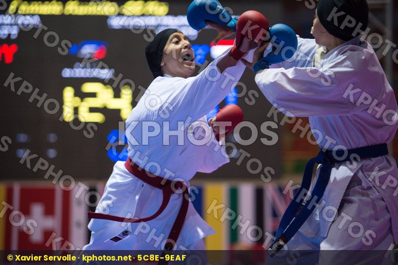 -50 kg Egypt final kumite Ozcelik Serap Rashed Areeg Turkey