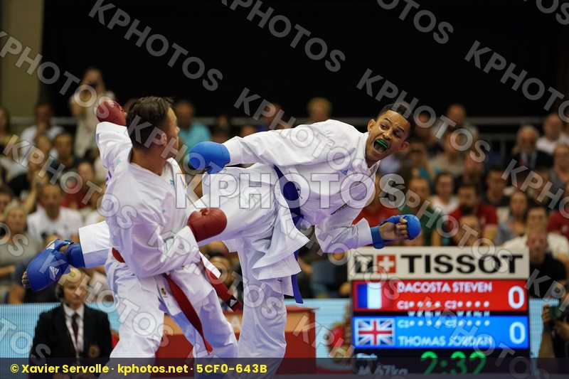 Dacosta Steven England France Gold match Male Kumite -67kg Thomas Jordan