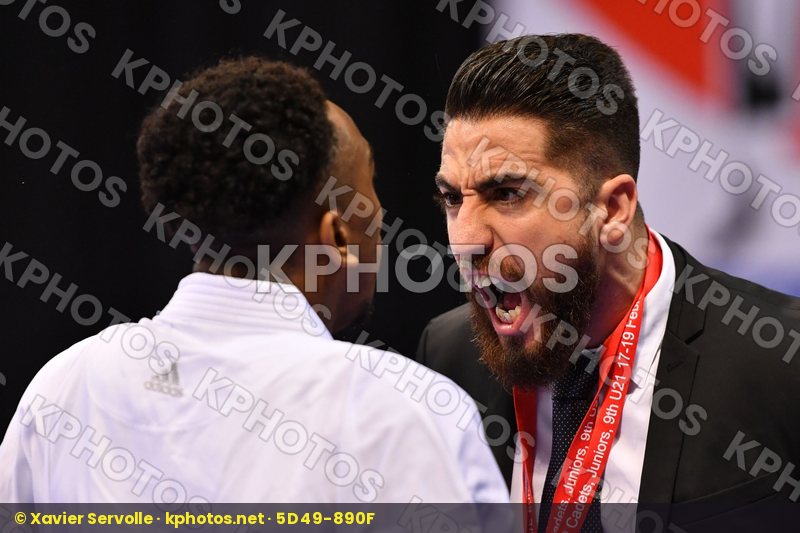 Cizo Kilian France Junior kumite male -68 kg Nadir Benaissa