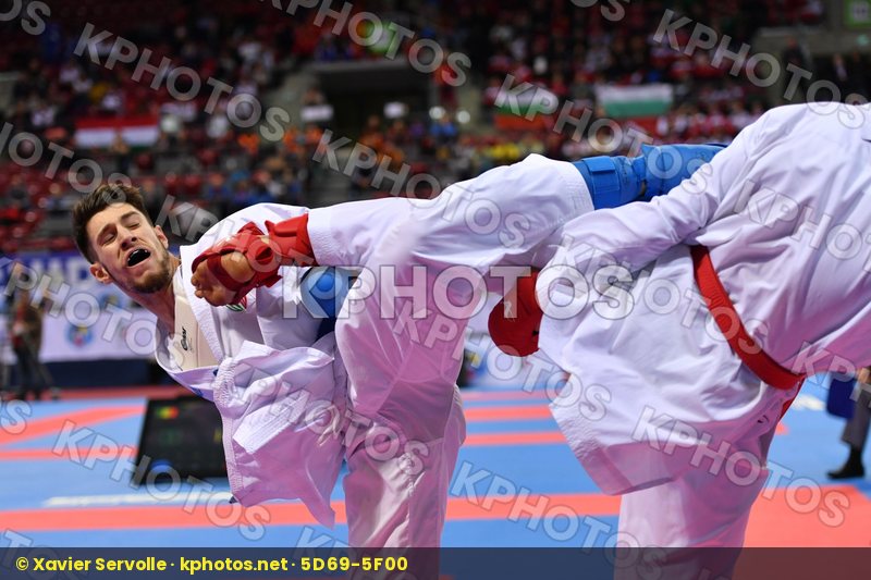 Harspataki Gabor Hungary Italy Martina Michele U21 kumite male -