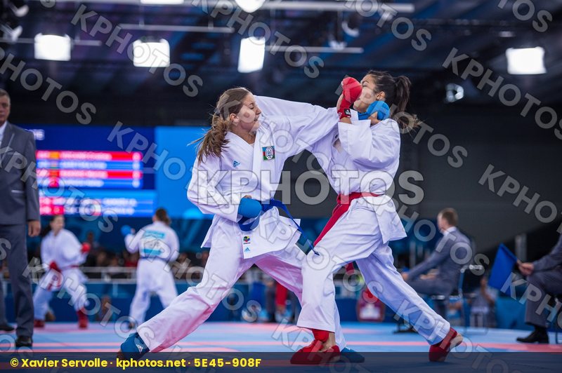 -68 kg Azerbaijan day2 kumite qualification Spain Vizcaino Gonza