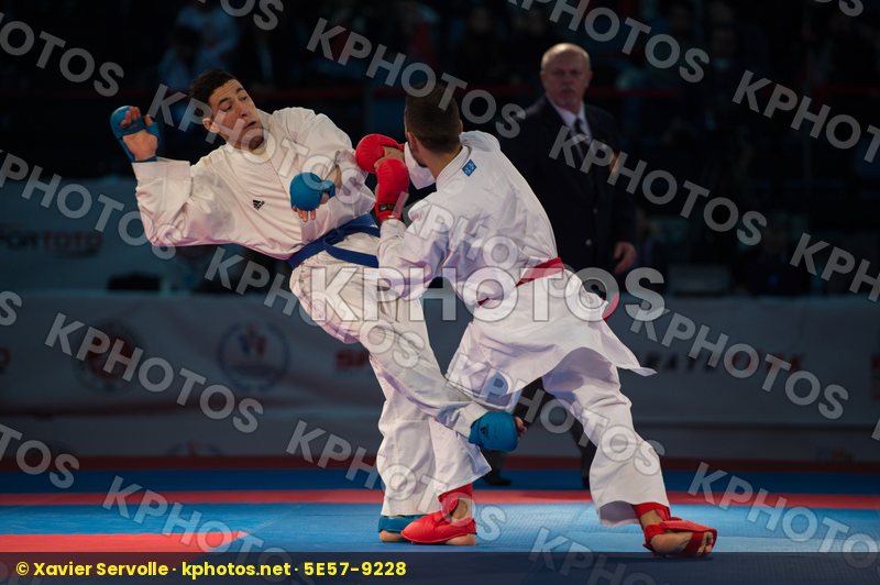 -60 kg Agoudjil Sofiane finals France Italy kumite Maresca Luca