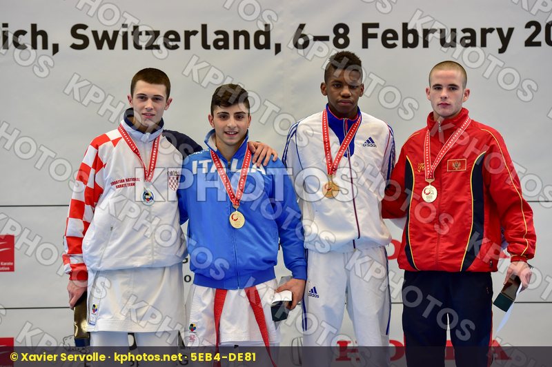 -61 Kg croatia finals france Hodzic Mario italy junior Kondic Lu