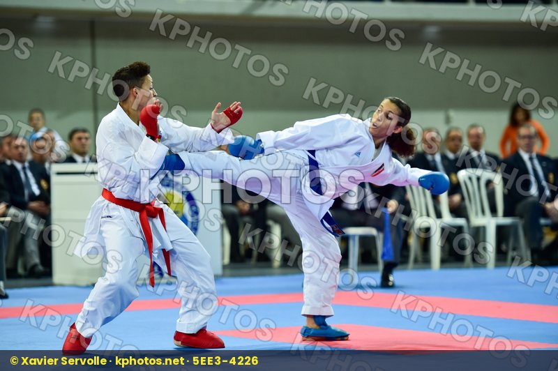 -50 Kg Bouderbane Sophia Female France Kumite Morales Ozuna Gema