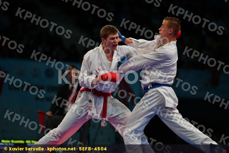 Filipovych Oleg Imrich Dominik Male kumite -60 kg Slovakia Ukrai