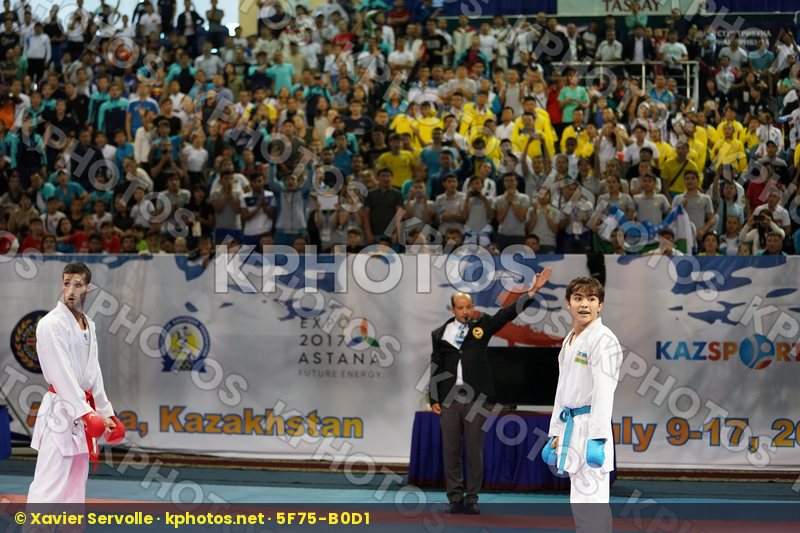 Iran  islamic republic of Male kumite -60 kg Mehdizadeh Amir Say