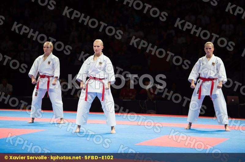 Category Country1 Country2 female team kata final france Germany