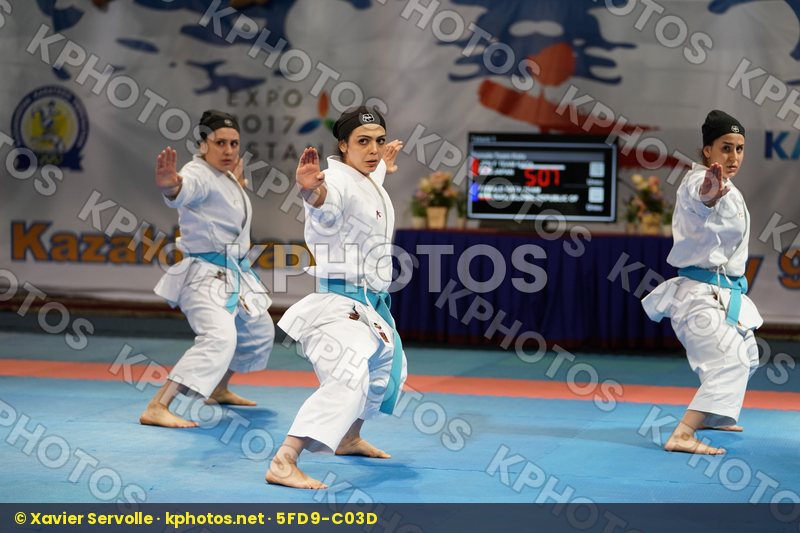 Female Team kata Iran  islamic republic of