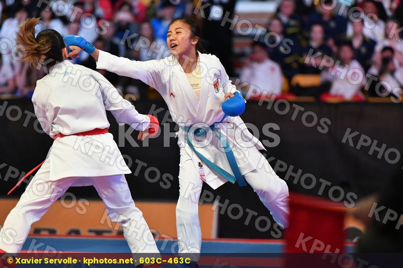 Bas Sevil Female kumite -50 kg < LRBarcodes Indonesia Sari Sruni